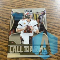 TOM BRADY 2021 Panini Playoff Football Call To Arms #CA-TBR Buccaneers